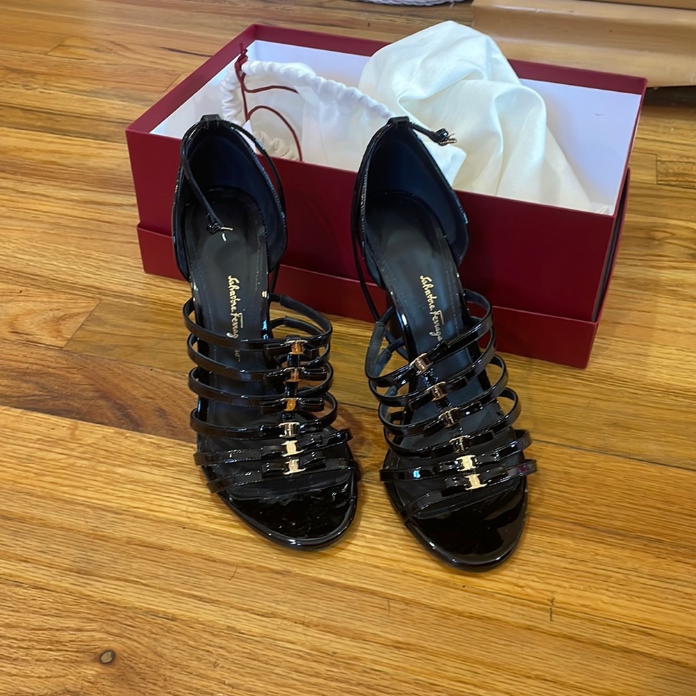 Black Ferragamo Heels